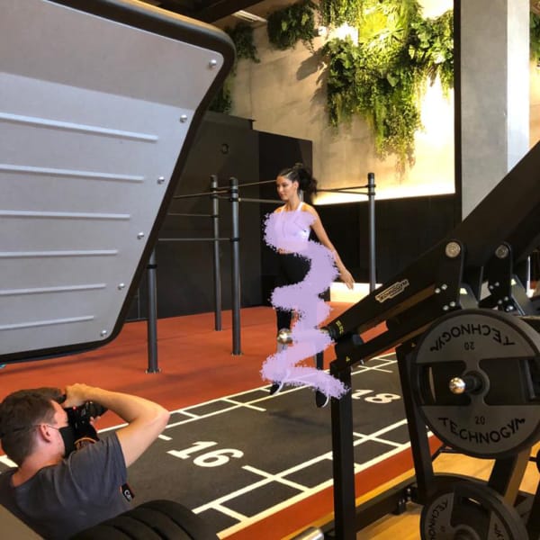 urbanhealthclub Fitnessstudio Ludwigsburg, neue Kollektion Fotoshooting Rebecca Mir, Puma, Breuninger in Ludwigsburg Fitness urbanhealthclub.